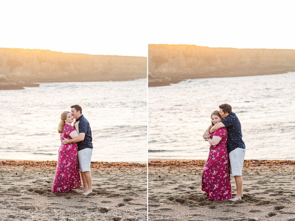 beach engagement pictures